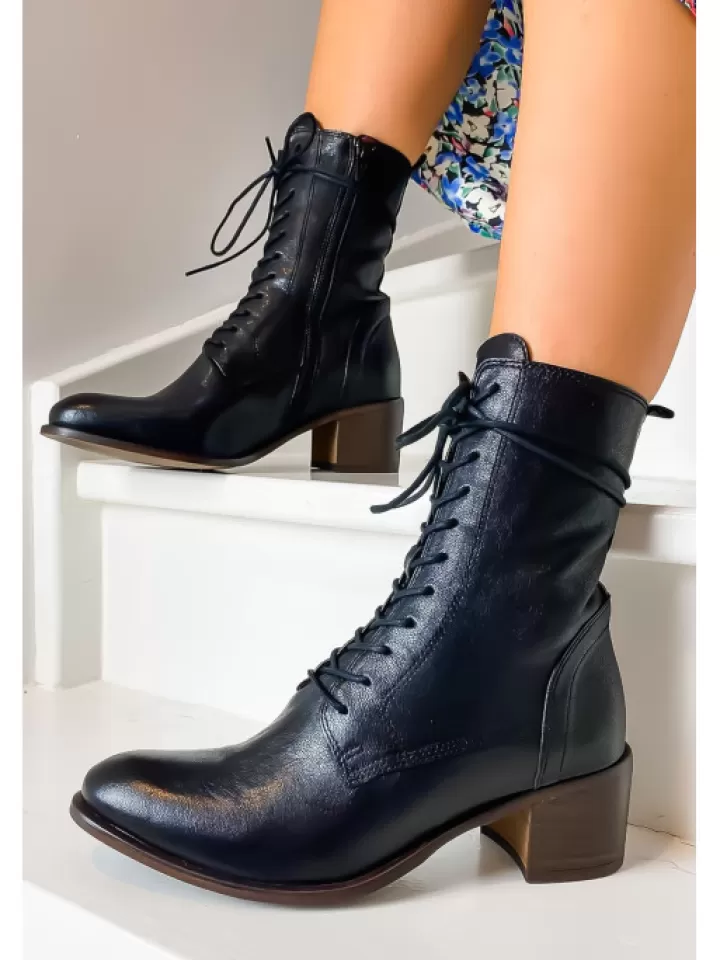 Hot Aliwell -Bottines Edris Pully Noir