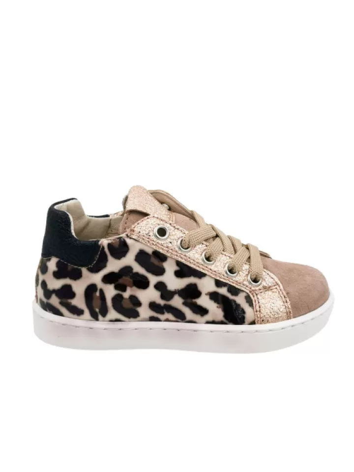 Flash Sale Reqins Baskets Fille Sonic Mix Leopard- Beige