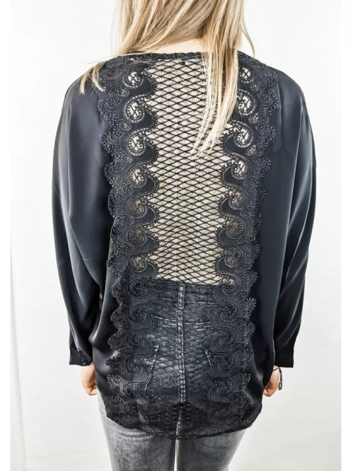 New * Blouse E Lagos Noir