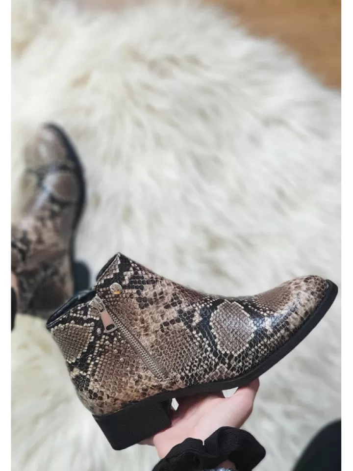 Best Les Petites Bombes - LPB Bottines Aline Snake-Les Petites Bombes Marron