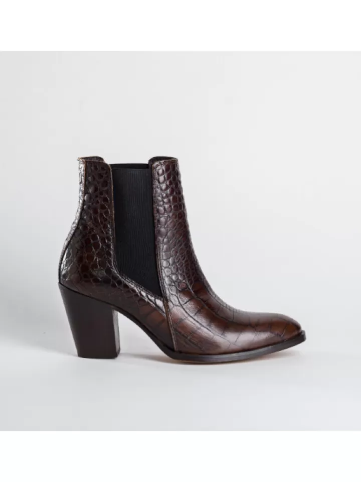 Flash Sale Reqins Bottines Fox Cocco Vintage Marron
