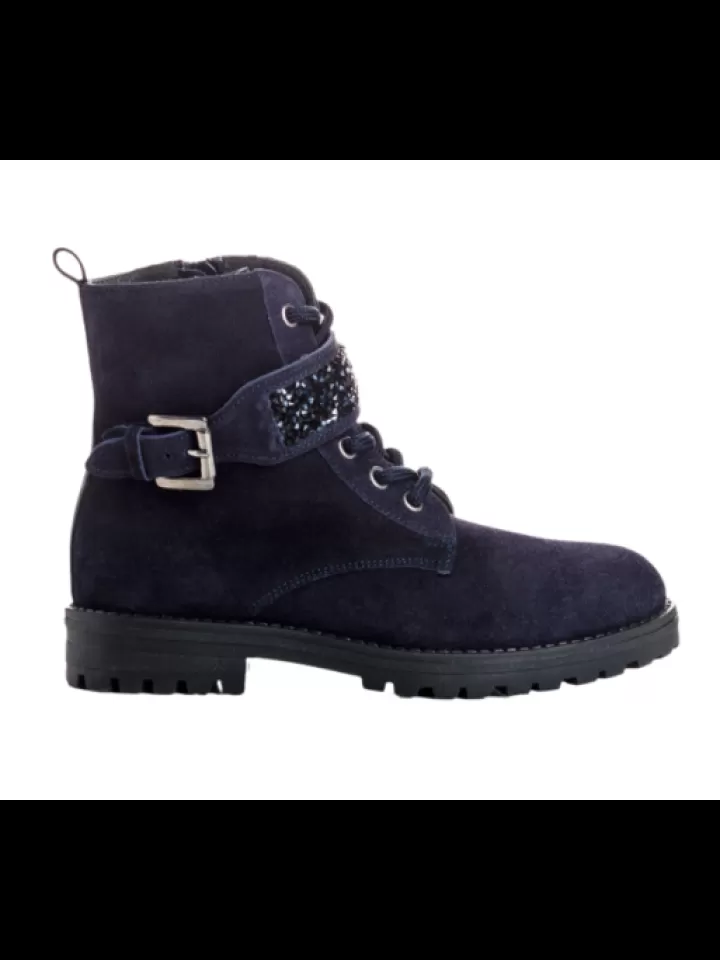 Best Sale Reqins Bottines Rangers Enfant Tristar Nuit- Bleu