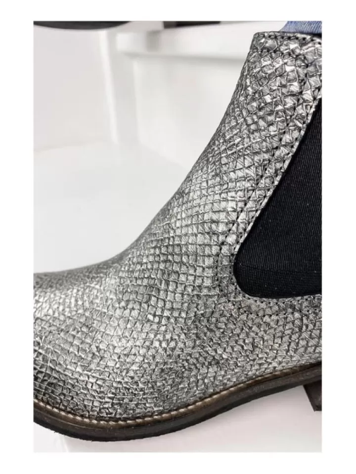 Store Minka Design Bottines Santiag Vaya Grease-Minka Gris/Argent