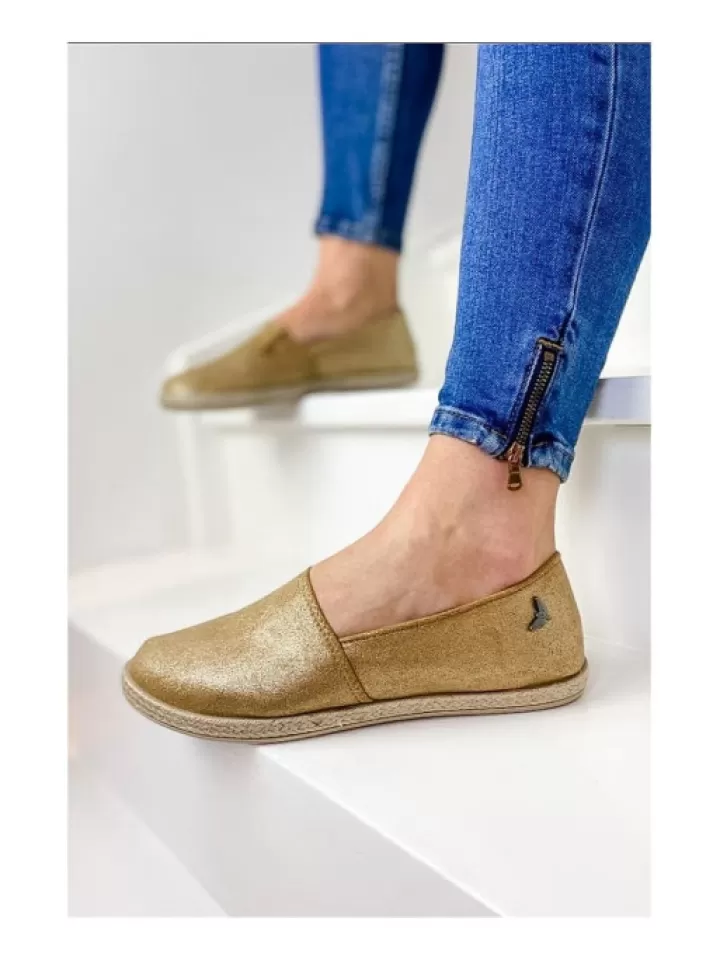 Outlet Les Petites Bombes - LPB Espadrilles Zoe Dorees-Les Petites Bombes Jaune/Dore