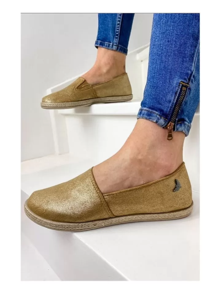 Outlet Les Petites Bombes - LPB Espadrilles Zoe Dorees-Les Petites Bombes Jaune/Dore