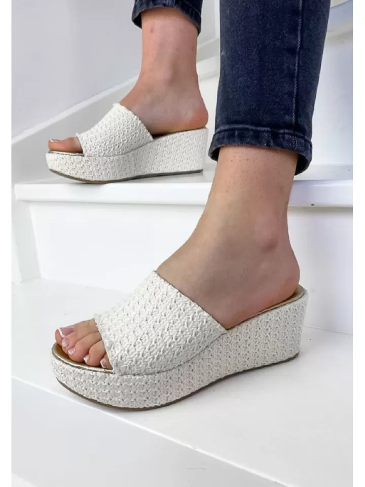 Fashion Semerdjian Mules Acacia Hes- Blanc