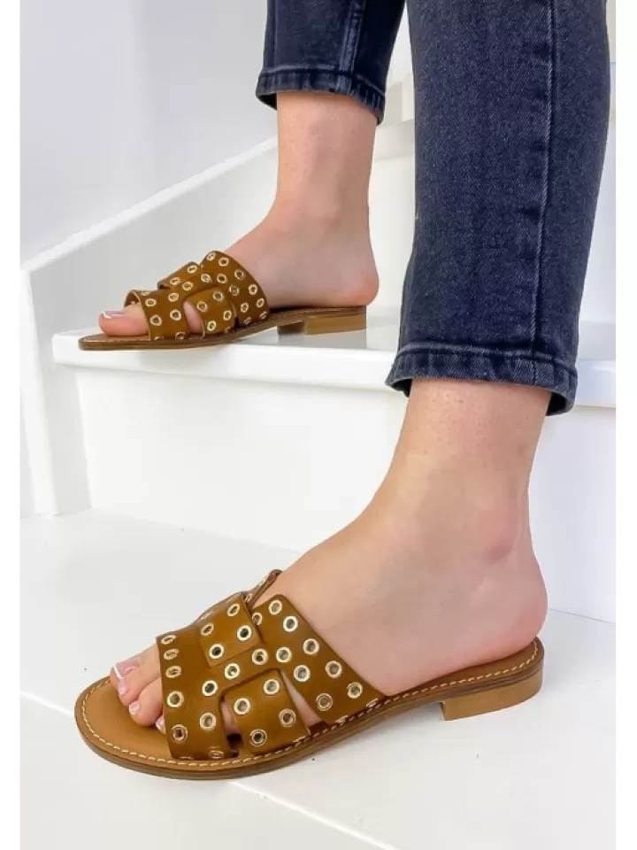 Best Sale Semerdjian Mules Aloe Marron