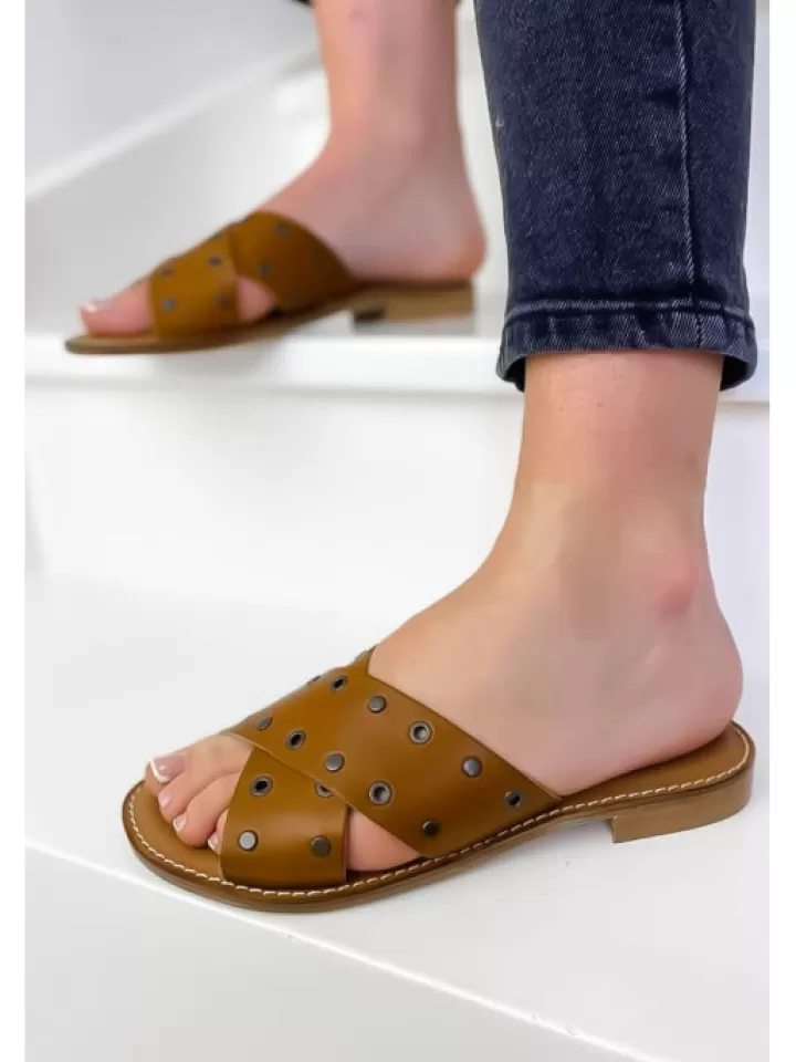 Shop Semerdjian Mules Anice Marron