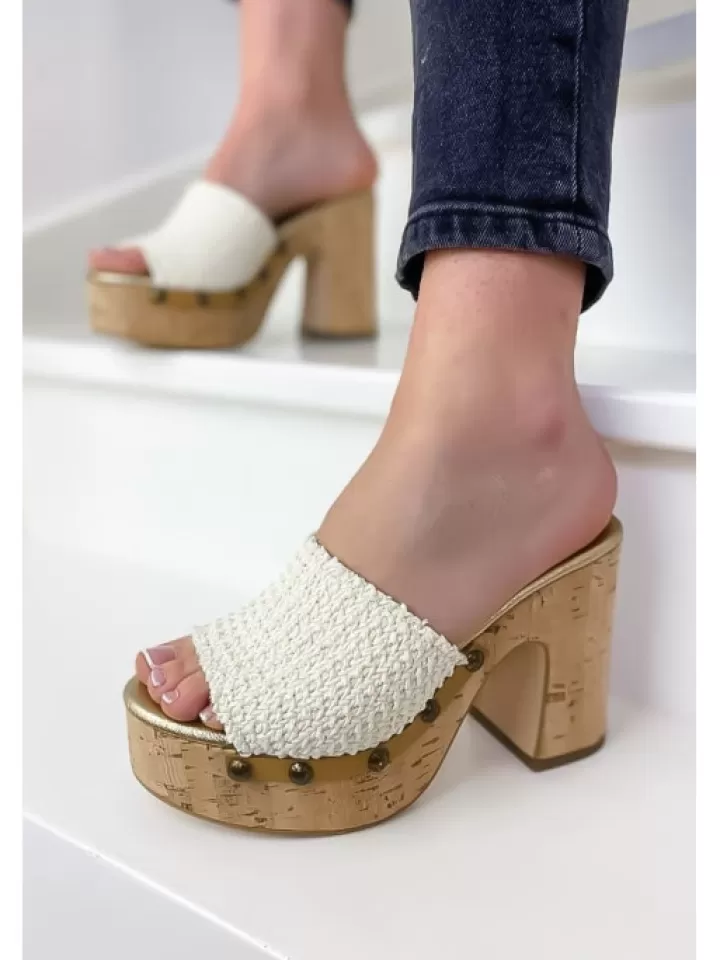 Sale Semerdjian Mules Betulla Hes- Blanc