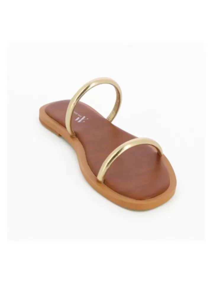 Flash Sale Vanessa Wu Mules Minimalistes Or- Jaune/Dore