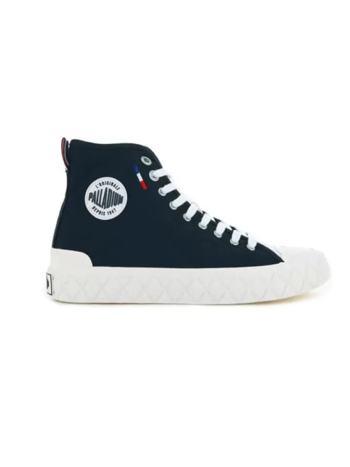 Cheap Palladium Palla Ace Canvas Mid Black- Noir