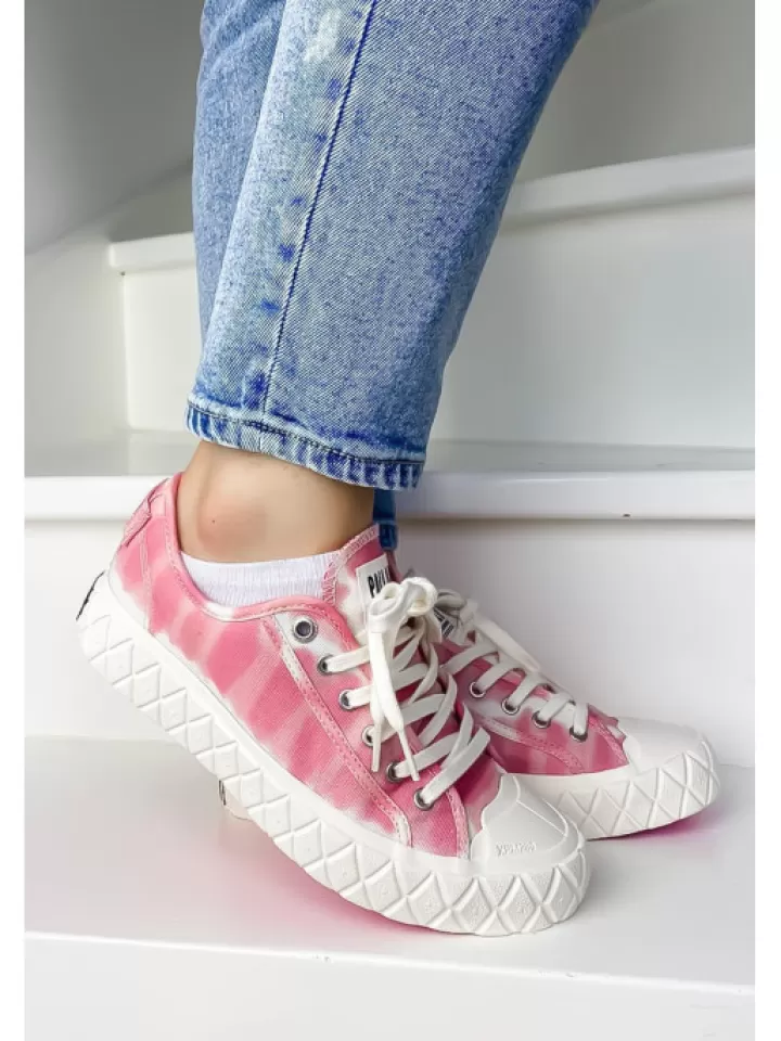 Store Palladium Palla Ace Lo Tiedye Pink- Rose