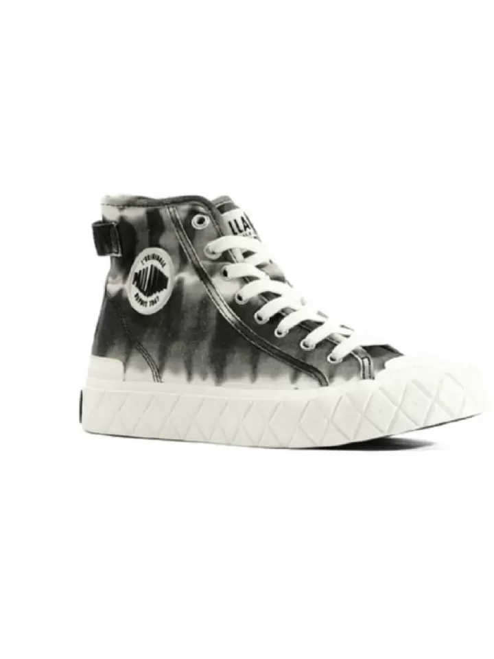 New Palladium Palla Ace Mid Tiedye Black- Noir