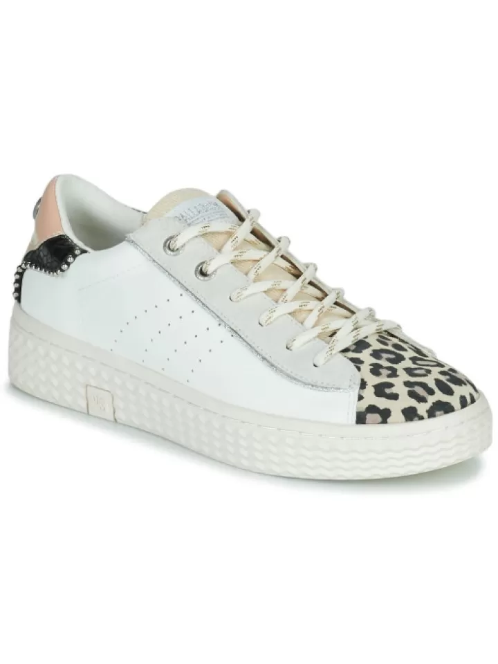 New Palladium Pallatempo 04 White/Leopard- Blanc