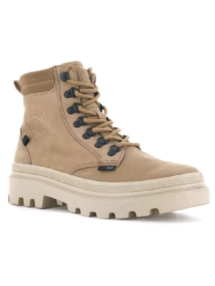 Clearance Palladium Pallatrooper Hiker Nubuck Tan- Beige