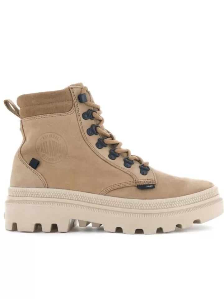 Clearance Palladium Pallatrooper Hiker Nubuck Tan- Beige