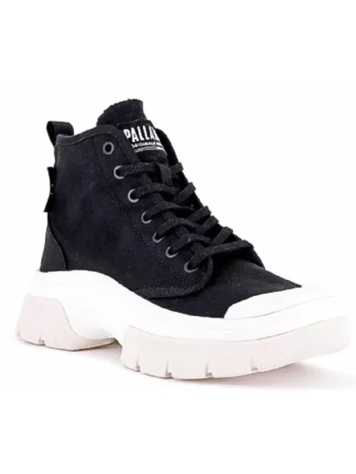 Outlet Palladium Pallawave Black/Marshmallow- Noir