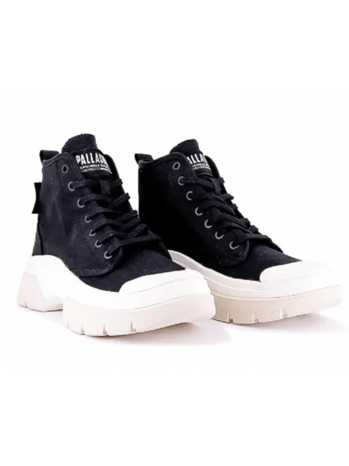 Outlet Palladium Pallawave Black/Marshmallow- Noir