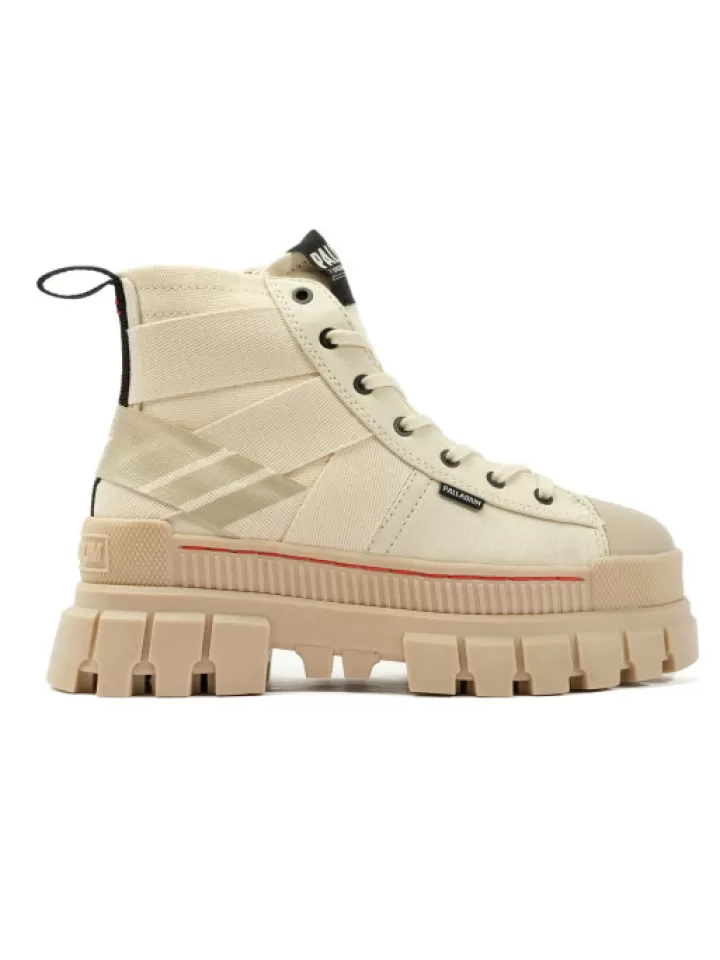 Shop Palladium Revolt Hi Army Sahara- Beige