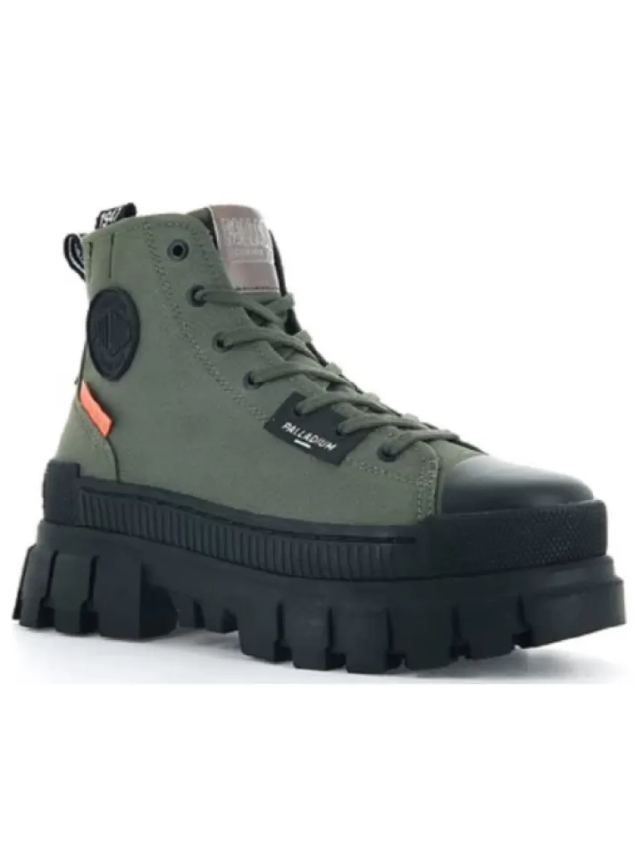 Clearance Palladium Revolt Hi Tx Olive- Vert/Kaki