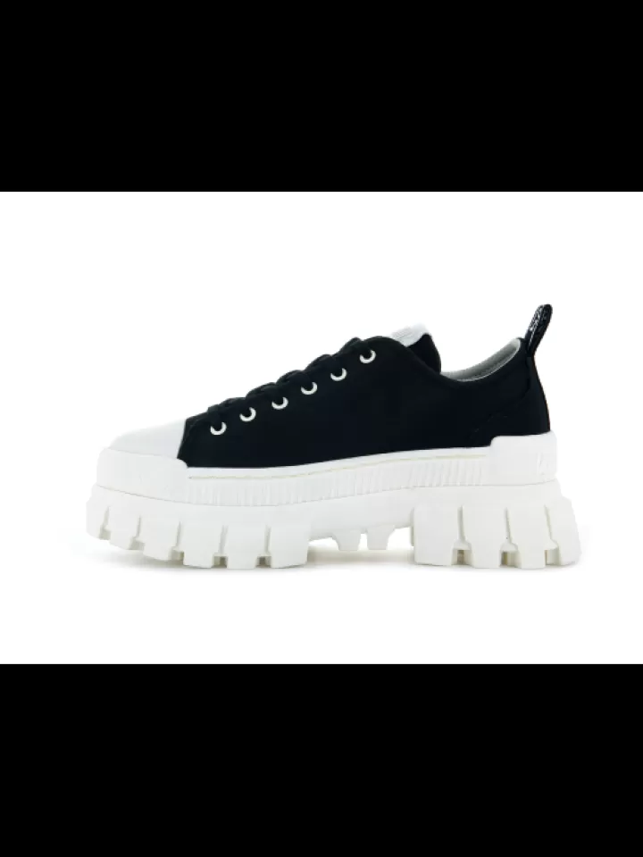 Shop Palladium Revolt Lo Tx Black/Marshmallow- Noir