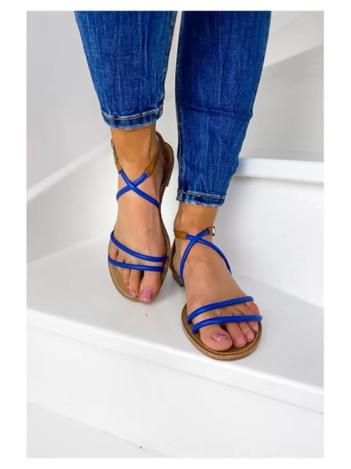 Shop Les Petites Bombes - LPB Sandale Eden E-Les Petites Bombes Bleu