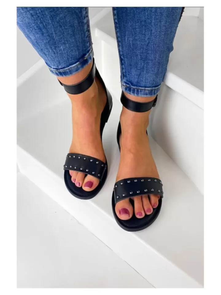 Store Les Petites Bombes - LPB Sandales Cuir Baraka Les Petites Bombes Noir