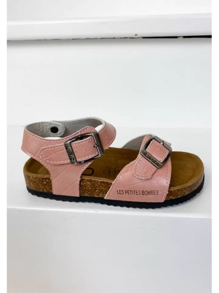 Fashion Les Petites Bombes - LPB Sandales Enfant Tte Croco-Les Petites Bombes Rose