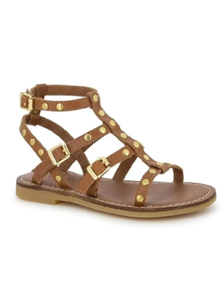 Shop Shoo pom Sandales Fille Lazar Loulou Camel