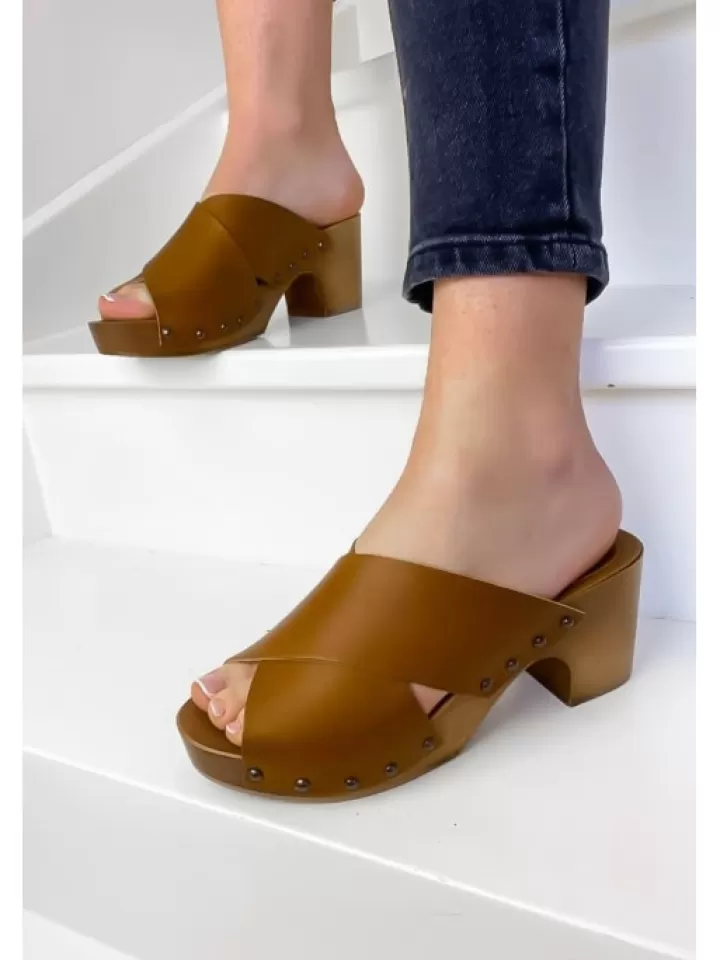 Discount Semerdjian -Mules Sabot Soia Marron