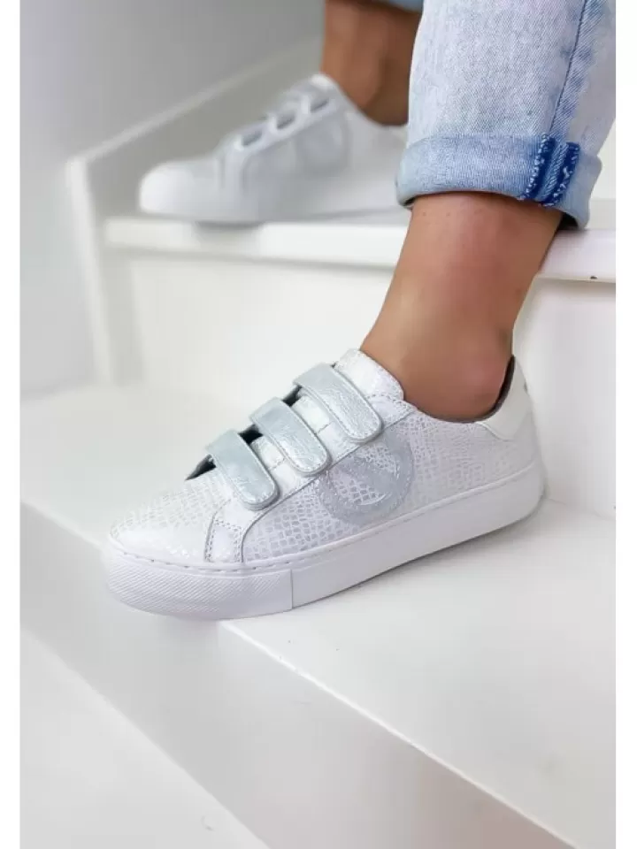 Cheap No Name Sneakers Arcade Straps Side White- Blanc