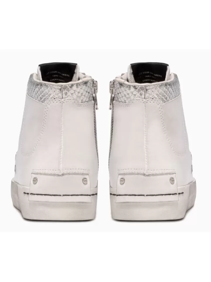 Flash Sale Crime London Sneakers High Top Heritage White- Blanc