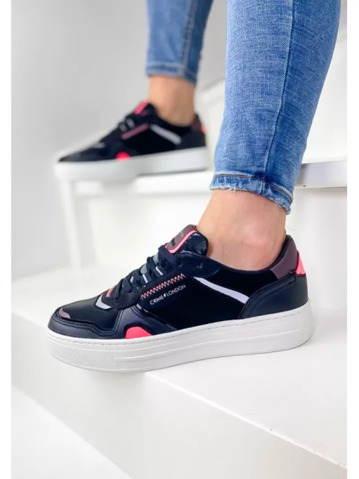 Cheap Crime London Sneakers Low Top Off Court Black- Noir