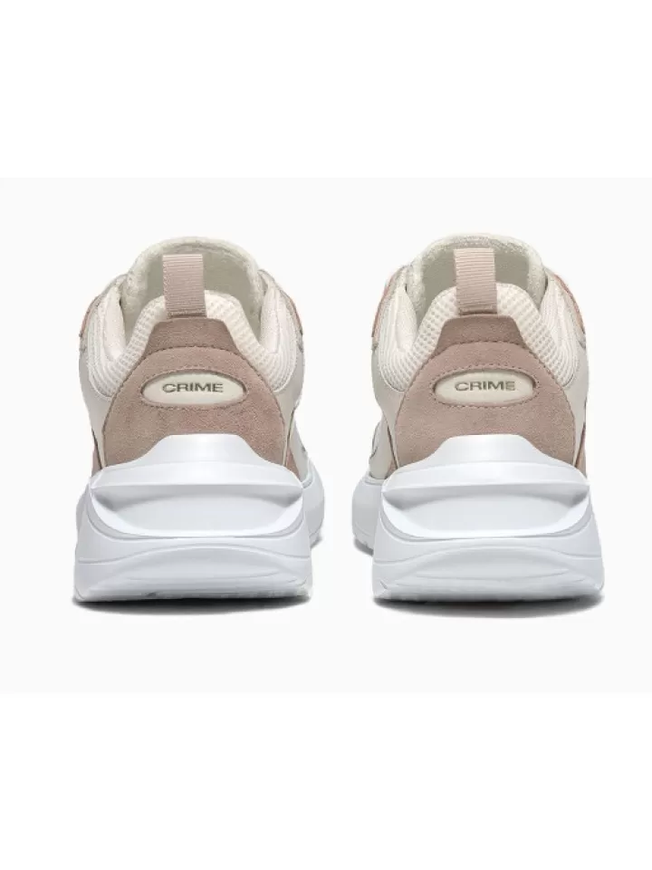 Store Crime London Sneakers Skyline Runner Multicolor- Beige