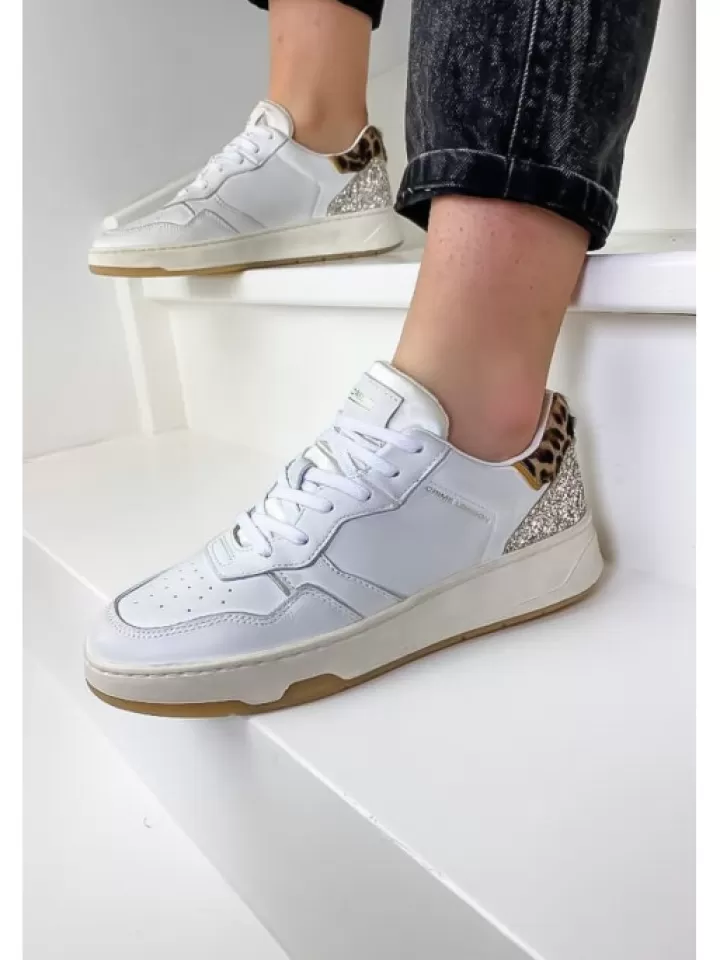 Shop Crime London Sneakers Timeless Low Top Multicolor- Blanc
