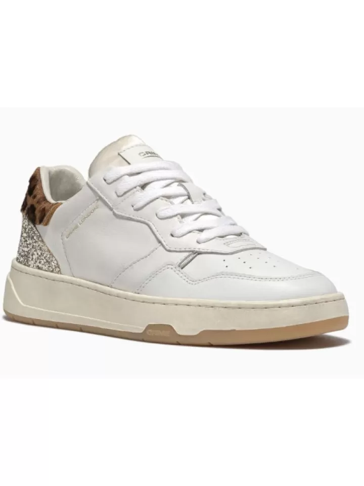 Shop Crime London Sneakers Timeless Low Top Multicolor- Blanc