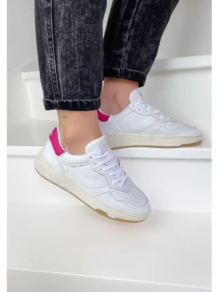 Store Crime London Sneakers Timeless Low Top White- Blanc